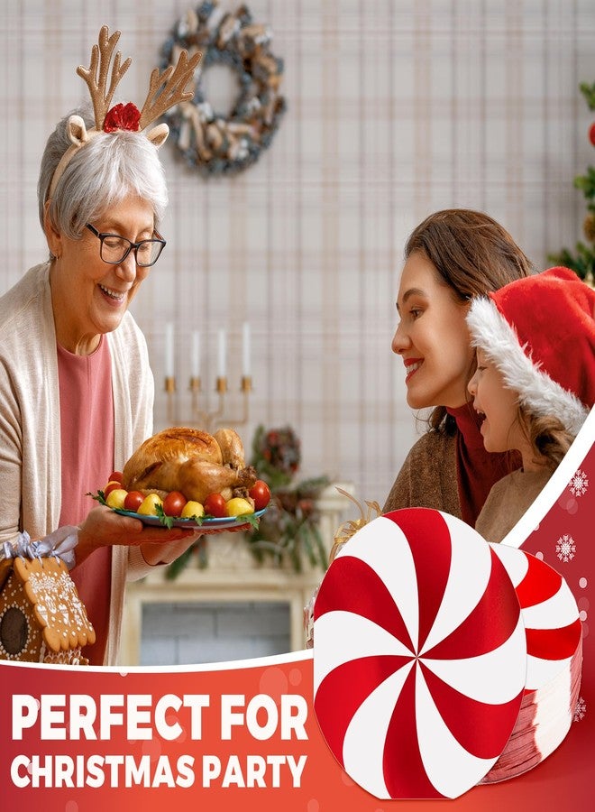 Whaline 100 Pcs Christmas Candy Paper Napkins Luncheon Napkin Xmas Red Foil Disposable Dessert Dinner Napkin for Winter Holiday Baby Shower Birthday Party Table Supplies - Image 3